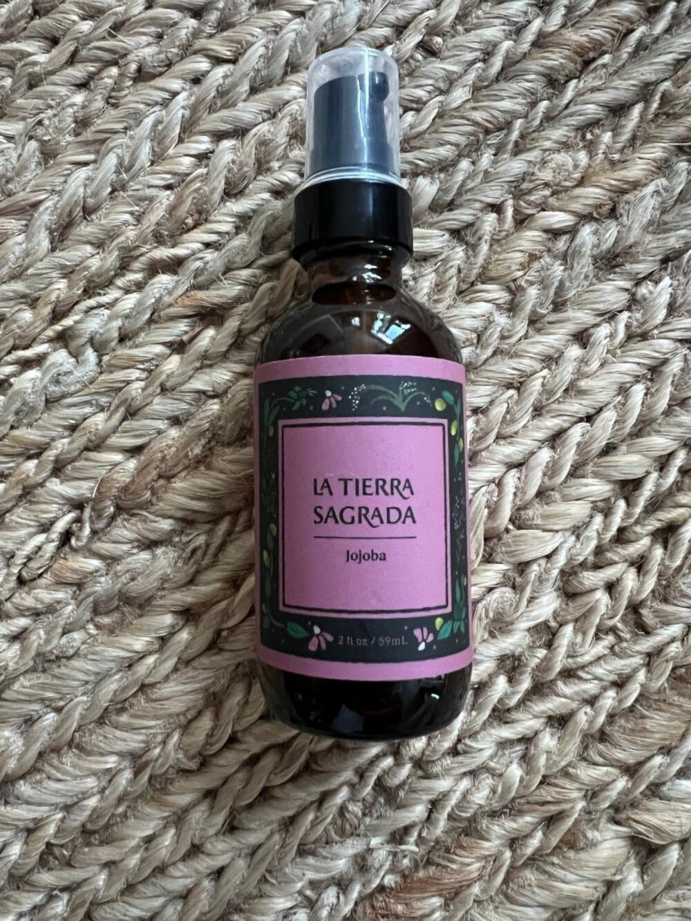 La Tierra Sagrada Jojoba Oil Hair Serum 2oz